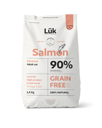 Pienso Gato Esterilizado Sin Cereales Salmón 1,5kg