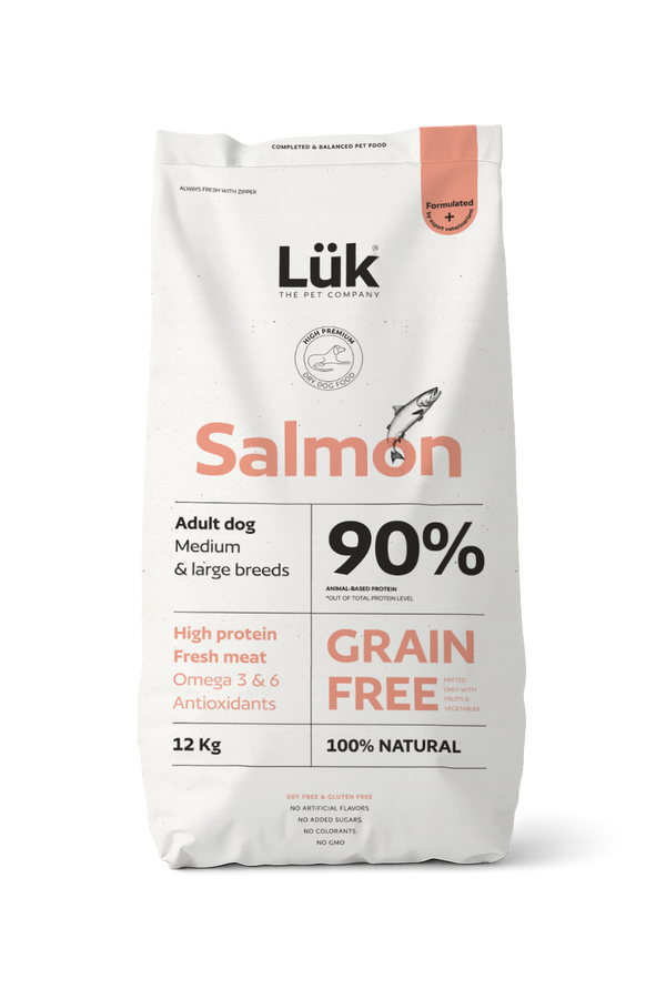 Lük Adult Salmon Grain Free 12kg