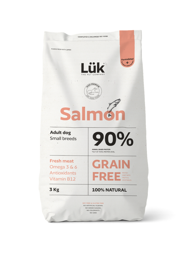 Lük Adult Salmon Grain Free Small Breeds 3kg