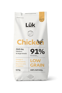 Pienso Perro Adulto M/G Bajo Cereales Pollo 12kg